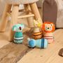 Jouets enfants - Jeu de quilles - Quilles Jungle - En tissu - LUDI