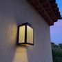 Outdoor wall lamps - solar wall lamp APS 030 frame - LYX LUMINAIRES