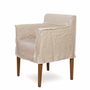 Chairs for hospitalities & contracts - Oga Arm Cover | Removable cover Chair - CREARTE COLLECTIONS