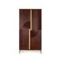 Chaises - Meuble bar en bois manguier et métal - GINER Y COLOMER