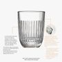 Glass - Set of 6 large OUESSANT cups - LA ROCHÈRE