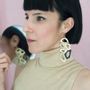 Jewelry - Voronoi Earrings - Bold Architectural Statement Jewellery - PAMELA COROMOTO