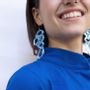 Jewelry - Voronoi Earrings - Bold Architectural Statement Jewellery - PAMELA COROMOTO