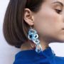 Jewelry - Voronoi Earrings - Bold Architectural Statement Jewellery - PAMELA COROMOTO