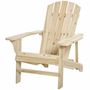 Fauteuils de jardin - Fauteuil de jardin Adirondack bois massif sapin - AOSOM BUSINESS