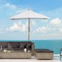 Lawn armchairs - Rectangular tilting parasol dim. 2L x 1.5W x 2.3H m - AOSOM BUSINESS