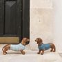 Sculptures, statuettes and miniatures - THE SAUSAGE LEAGUE DACHSHUND - MAHE HOMEWARE