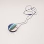 Jewelry - Dexel Necklace / Constructivist-Inspired pendant with sculptural lines - PAMELA COROMOTO
