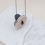 Jewelry - Dexel Necklace / Constructivist-Inspired pendant with sculptural lines - PAMELA COROMOTO