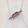 Jewelry - Blok Necklace – Reversible pendant with bold minimalist design - PAMELA COROMOTO
