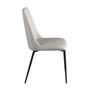 Chaises - Chaise en siimilicuir gris clair - ANGEL CERDÁ