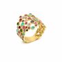 Jewelry - GOLDEN RING CANDY COLOURS - JOIDART