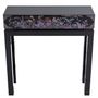 Console table - Mother-of-Pearl Console Table – Korean Floral Motif with Drawer - FEBRUARY MOUNTAIN