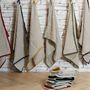 Tea towel - Blockprinted cotton slub tea towels - MAISON LILO