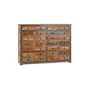 Buffets - Buffet avec 28 tiroirs en bois recyclé fabriqué à la main - GINER Y COLOMER
