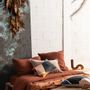 Throw blankets - Plain Fara Throw Caramel 135 X 200 - MAISON VIVARAISE - SDE VIVARAISE WINKLER