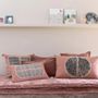 Linge de lit - Édredon uni Fara Bois de rose 85 x 200 - MAISON VIVARAISE - SDE VIVARAISE WINKLER