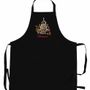 Tabliers de cuisine - Tablier de cuisine recyclé Montmartre avec poche Noir 85 x 72 - MAISON VIVARAISE - SDE VIVARAISE WINKLER
