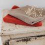 Ustensiles de cuisine - Essuie-mains oeillet Curl Tabac 50 x 50 - MAISON VIVARAISE - SDE VIVARAISE WINKLER