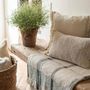 Throw blankets - Jane Jacquard Throw Blanket Multico 130 X 160 - MAISON VIVARAISE - SDE VIVARAISE WINKLER