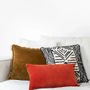 Cushions - Plain Cushion Elise Marmelade 30 X 50 - MAISON VIVARAISE - SDE VIVARAISE WINKLER