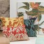 Cushions - Embroidered Cushion Raki Carbone 40 X 65 - MAISON VIVARAISE - SDE VIVARAISE WINKLER