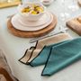 Napkins - Grace Recycled Table Napkin Camel 40 X 40 - MAISON VIVARAISE - SDE VIVARAISE WINKLER
