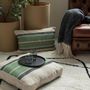 Cushions - Gatsby Floor Cushion Eucalyptus 55 X 55 X 10 - MAISON VIVARAISE - SDE VIVARAISE WINKLER