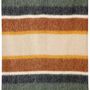 Throw blankets - Recycled Striped Throw Isabel Rouille 130 X 160 - MAISON VIVARAISE - SDE VIVARAISE WINKLER