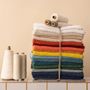 Bath towels - Bora Bath Towel Latte 90 X 150 - MAISON VIVARAISE - SDE VIVARAISE WINKLER