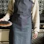 Aprons - Edouard Kitchen Apron Jeans 64 X 85 - MAISON VIVARAISE - SDE VIVARAISE WINKLER