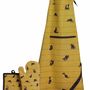 Maniques - Lot gant de cuisine/manique Dubout Partition de chats Cannelle 18 x 28 - MAISON VIVARAISE - SDE VIVARAISE WINKLER