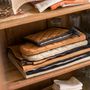 Maniques - Lot gant de cuisine/manique recyclé Grace Caramel 15 x 32 - MAISON VIVARAISE - SDE VIVARAISE WINKLER