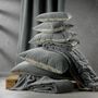 Cushions - Plain Cushion Elise Ficelle 30 X 50 - MAISON VIVARAISE - SDE VIVARAISE WINKLER