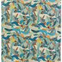 Throw blankets - Dori Printed Throw Blanket Lagon 135 X 200 - MAISON VIVARAISE - SDE VIVARAISE WINKLER