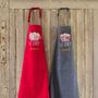 Tabliers de cuisine - Tablier de cuisine Chef maman recyclé Rose 72 x 90 - MAISON VIVARAISE - SDE VIVARAISE WINKLER
