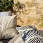 Coussins - Coussin brodé Flora Marine 30 x 50 - MAISON VIVARAISE - SDE VIVARAISE WINKLER