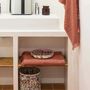 Serviettes de bain - Drap de bain Zoe Sienne 100 x 180 - MAISON VIVARAISE - SDE VIVARAISE WINKLER