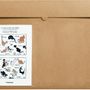 Table cloths - Set of 2 Dubout Attitudes Placemats Noir/Roux 30 X 45 - MAISON VIVARAISE - SDE VIVARAISE WINKLER