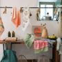 Dish towels - Recycled Tie&Dye Tea Towel Cactus 50 X 70 - MAISON VIVARAISE - SDE VIVARAISE WINKLER