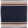 Linge de lit - Jeté jacquard recyclé Gioia Marine 240 x 260 - MAISON VIVARAISE - SDE VIVARAISE WINKLER