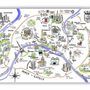 Table cloths - Dessin Paris Placemat Set Assortis 45 X 30 - MAISON VIVARAISE - SDE VIVARAISE WINKLER