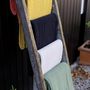 Bed linens - Recycled Bed Throw Lisa Noir 240 X 260 - MAISON VIVARAISE - SDE VIVARAISE WINKLER