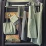 Maniques - Lot gant de cuisine/manique recyclé Grace Matcha 15 x 32 - MAISON VIVARAISE - SDE VIVARAISE WINKLER
