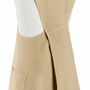 Tabliers de cuisine - Tablier de cuisine japonais recyclé Haru Camel 78 x 100 - MAISON VIVARAISE - SDE VIVARAISE WINKLER