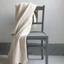 Linge de lit - Jeté Maia Craie 280 x 260 - MAISON VIVARAISE - SDE VIVARAISE WINKLER