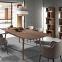 Office furniture and storage - Walnut wood shelf - ANGEL CERDÁ