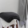 Throw blankets - Recycled Knit Throw Danilo Perle 130 X 160 - MAISON VIVARAISE - SDE VIVARAISE WINKLER