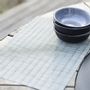Table cloths - Manoka placemat set Matcha 33 X 45 - MAISON VIVARAISE - SDE VIVARAISE WINKLER