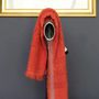 Serviettes de bain - Drap de bain uni Zoé Brique 100 x 180 - MAISON VIVARAISE - SDE VIVARAISE WINKLER